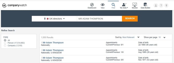 Uk Director search